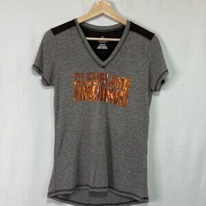 🍡 Majestic  Cleveland Browns metallic tee jersey